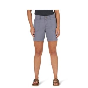 Lee NWT Plus Size Grey Midrise Bermuda 7" Utility Short w/ Comfort Waistband 682